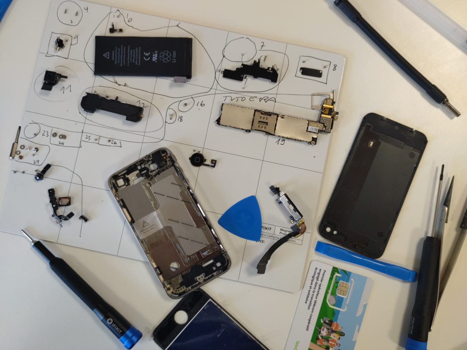 Kit de réparation pour écran d'appareil mobile, Réparer son smartphone